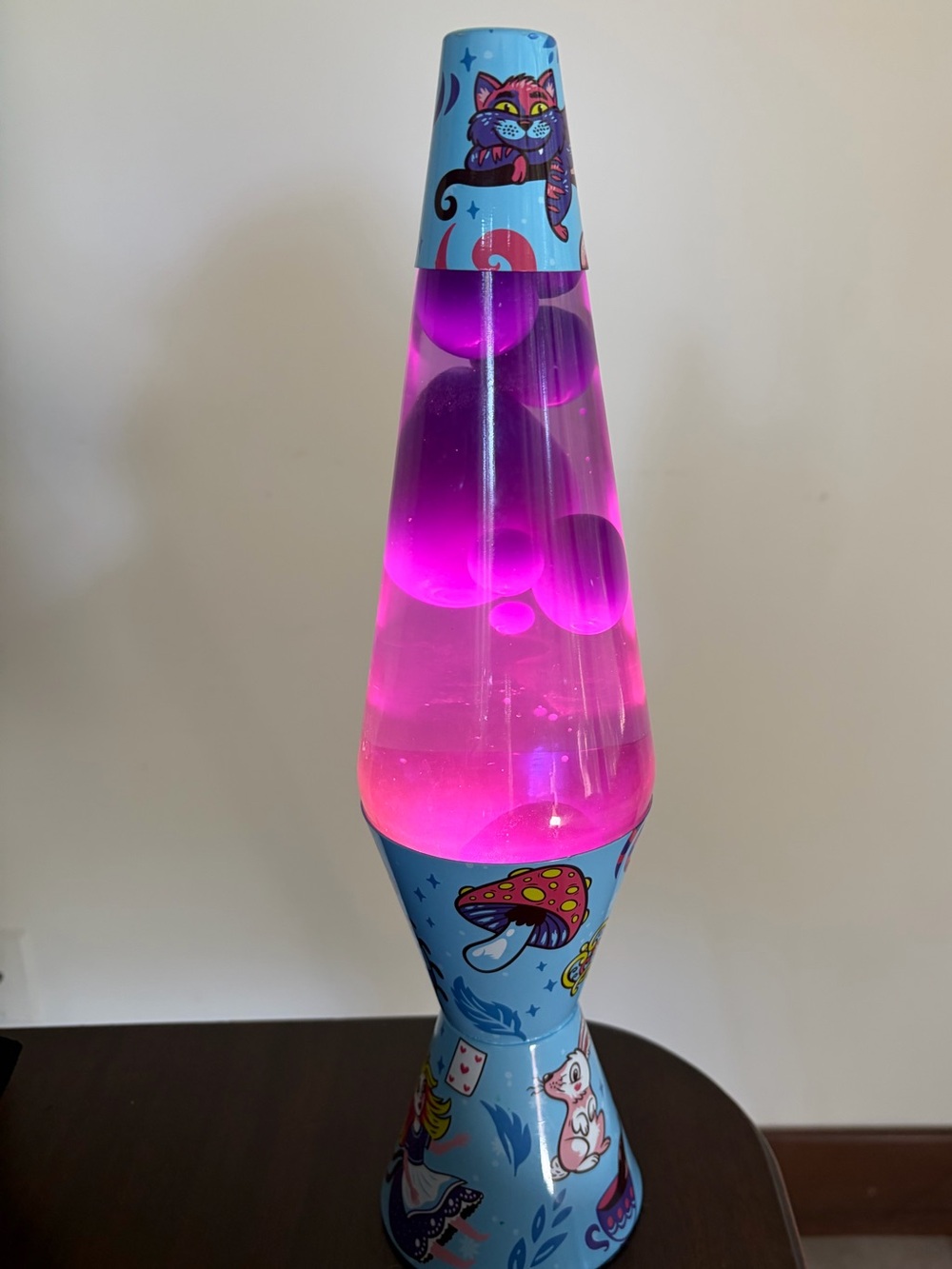 LAVA LAMP - Alice In Wonderland PRINT 14.5- RARE-DISCONTINUED-ICON